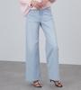 Lee STANDARD WARDROBE denim pants wide spring/summer ladies light blue