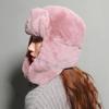 Winter Cap Ms. Wind and Snow Cap Plush Cycling Cap Warm Hat Winter Thickened Hat Men and Women Lei Feng Cap