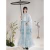 Men's Ink Wash Chinese Hanfu Traditional Wei-Jin Style Scholar Cosplay Costume