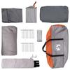 Cabin Tent with Roof Gray and Orange 480 x 273 x 205 cm