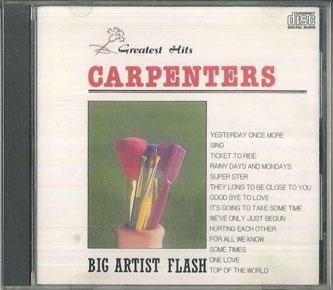 

CD CARPENTERS - Greatest Hits ECD10002 EYEBIC 1989 Japan Pop Used