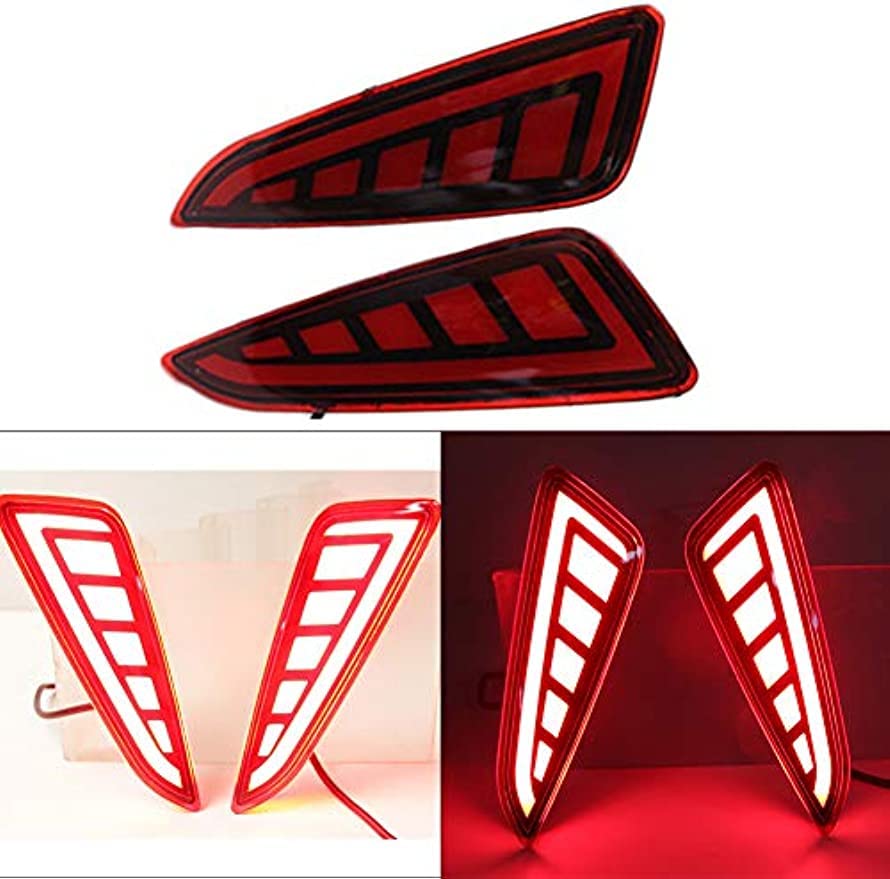AL-mart Car LED Brake Lamp Rear Bumper Light Tail Lamp Reflector High Brightness LED