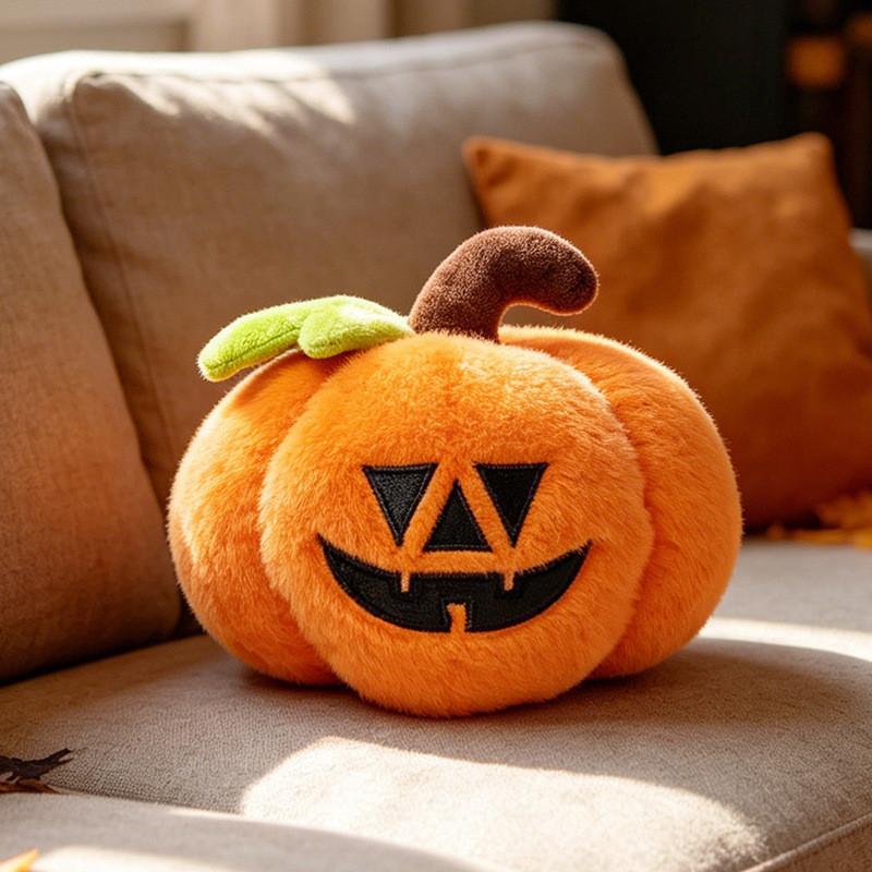 Halloween Geist Kürbis Plüschtier für festliche Dekoration und Süßes oder Saures