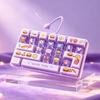26-Key Mini Keyboard Pendant Cute Design Keyboard Keychain Decompression Button Toy  Hanging Charm