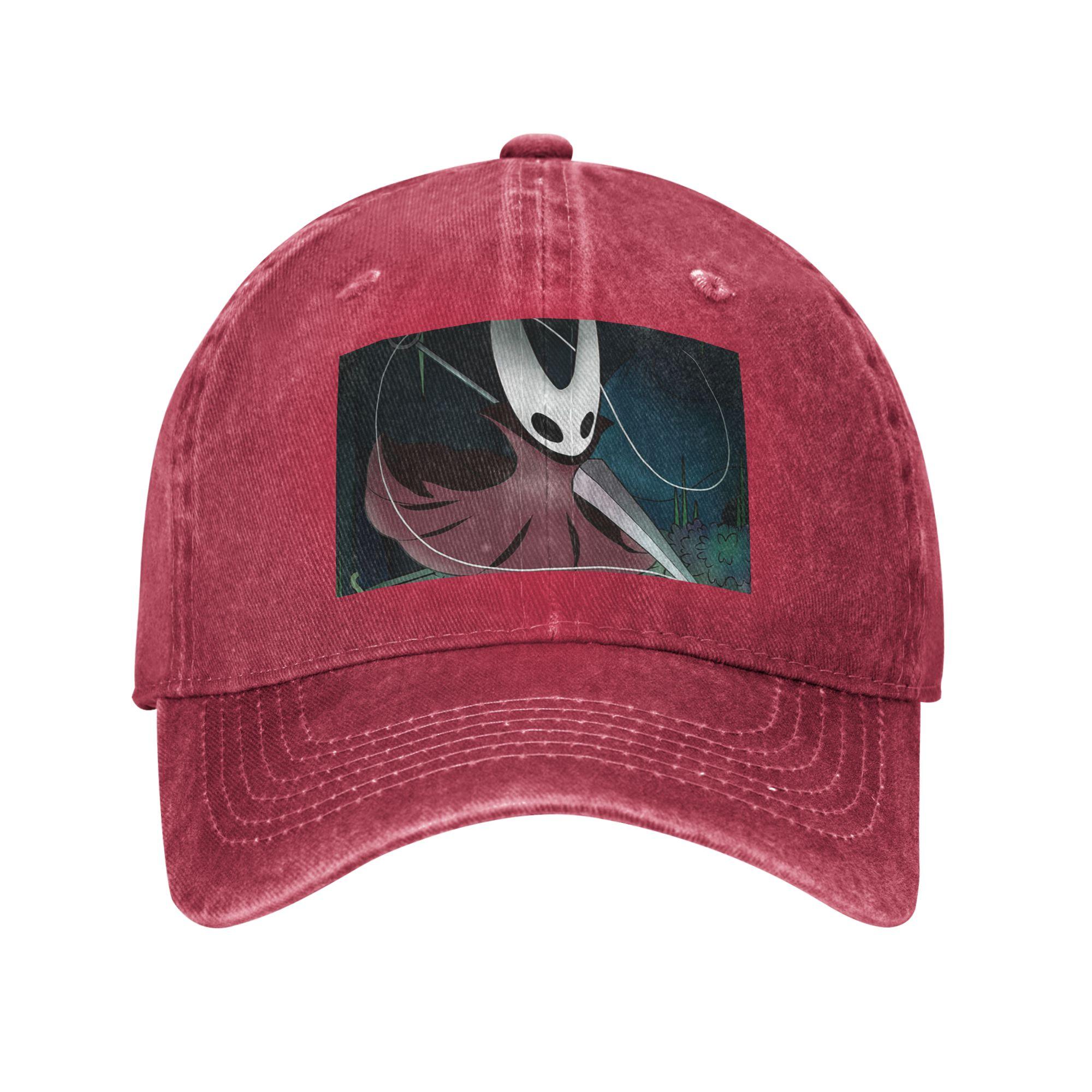 Hollow Knight Denim Cap Casual Baseball Caps Adjustable Hat Summer Unisex Baseball Hats One Size