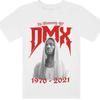 Heren- en Dames-T-shirts ter nagedachtenis aan rapper DMX T-shirt Wit Katoen Unisex Alle Maten S-5XL
