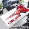 Custom Name Text Mouse Pad Detroit Red Wings Personalized Desk Pad For Work And Gaming