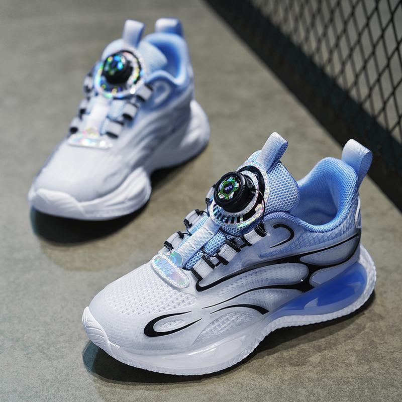 Children's Shoes Casual Shoes Parent-Child Shoes Trend Shoes Children's Trend All-Match Casual Fashion Rotating Button Shoes Basketball Shoes