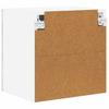 Wall Mounted Glass Cabinet PORTO 2 pcs Concrete Grey 40 x 31 x 40 cm