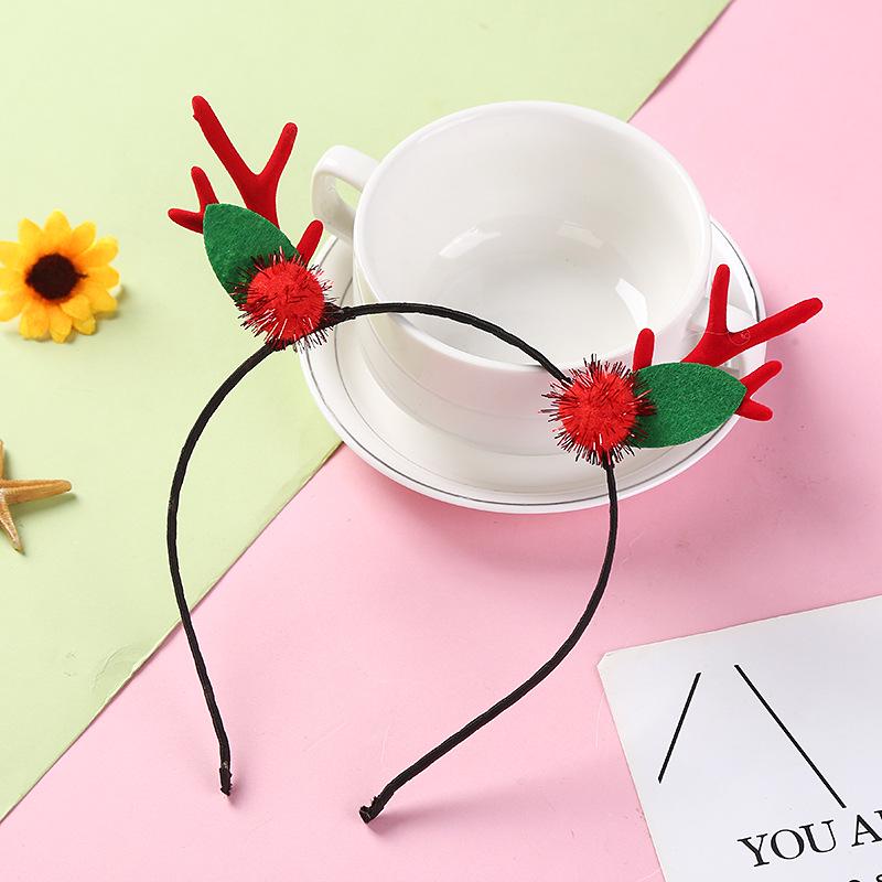 Christmas Reindeer Antler Headband - Festive Hair Accessory for Women & Children