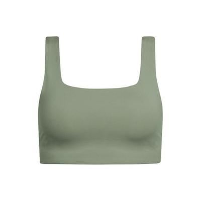 Girlfriend Collective Womens/Ladies Tommy Cropped Square Neck Bra
