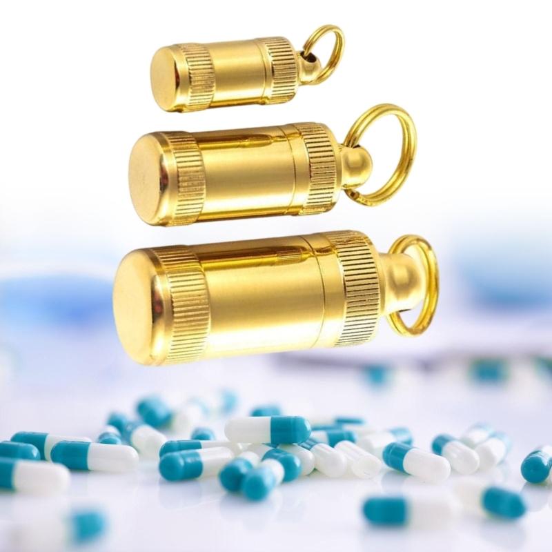 Portables Waterproofed Outdoor Cylinders Outdoor Capsules Sealed Bottles for Camping Emergencies Use