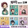 demon slayer peripherals Infinite City Butterfly Ninja Giyuu Muichiro Zenitsu Tanjiro Nezuko Fan Acrylic Stand Animation Gift