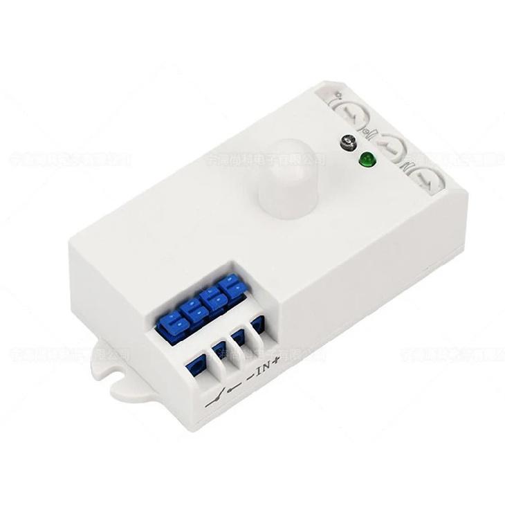 Indoor Best quality Microwave Radar Sensor Light Switch Body Motion DC 12V-24V 5.8GHz With Shell