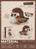 Animals Parrot Micro Diamond Small Particles Assembled Building Blocks Adults Cat Mirco Bricks Constructor Set Model Girls Toys