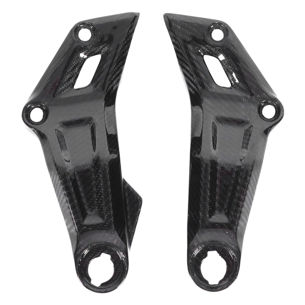 2pcs 3K Carbon Fiber Motorcycle Side Frame Cover Decorative Covers Replacement for MT?07 2013?2016