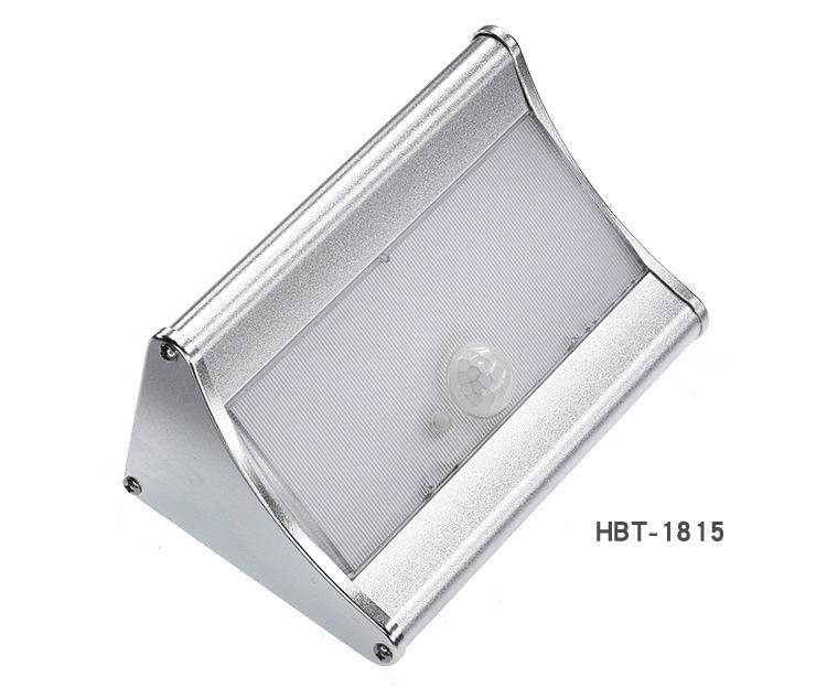 High Brightness LED Solar Outdoor Wall Light with Aluminum Alloy Shell