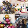 10 Inch Metallic Pink Balloons Metal Blue Silver Gold Balloon Wedding Anniversary Birthday Party Baby Shower Decoration
