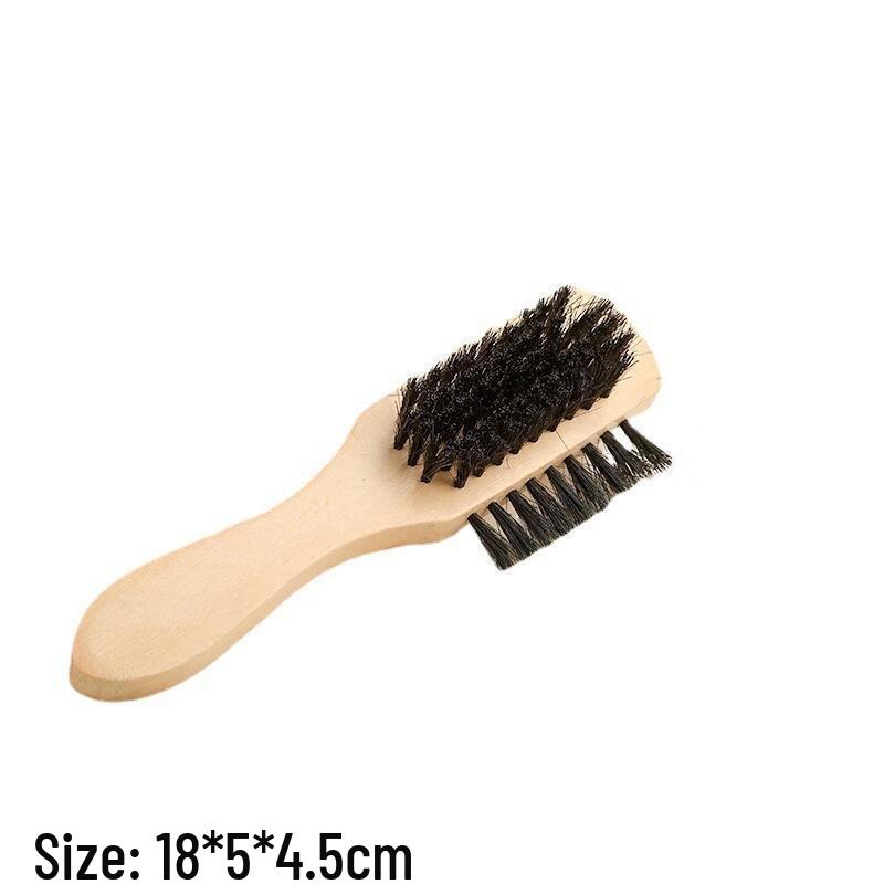 SEE KEAN Beechwood Horsehair Shoe Brush