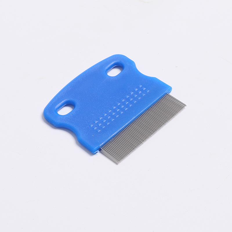 Stainless Steel Fine-Toothed Flea and Lice Comb Set for Pet Grooming - Ideal for Dogs and Cats