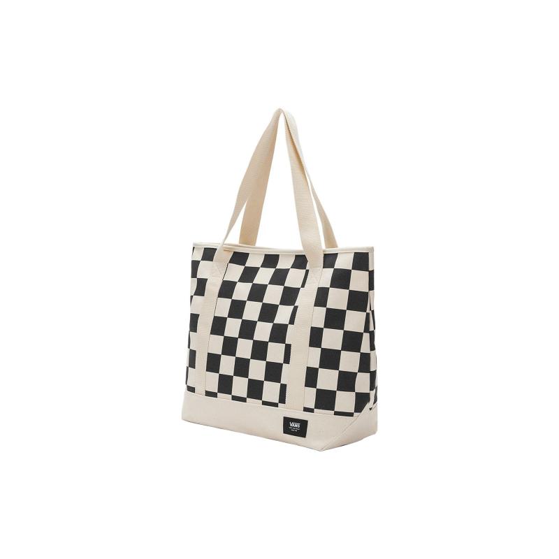 Vans Cotton Tote Bag, Shopping Bag, Shoulder Bag, Handbag Regular Unisex Black White Vans VN0A7PEQ3KS