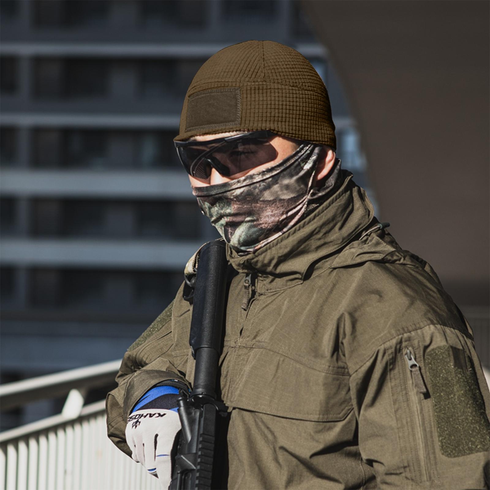 

Зимові чоловічі та жіночі флісові шапки для вулиці, теплі шапки, для піших прогулянок, їзди на велосипеді, катання на лижах, бігу One Size світло-коричневого кольору