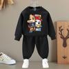 PAW PATROL Cartoon Printed Girls O Neck Hoodies and Long Pant Two Piece Sets Kids Casual Sweatshirts Set Children's Tracksuit