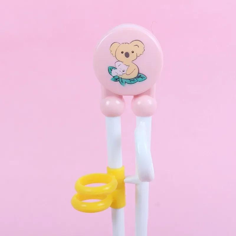 

Cartoon Animal Chopsticks for Children Cute Kitten Lollipop Koala Learning Chopstick Baby Kids Training Tableware Food Sticks
