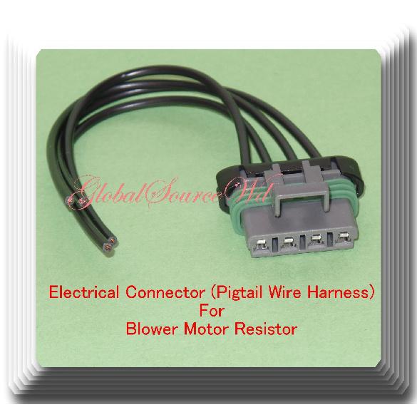 4 Wire Electrical Connector for Blower Motor Resistor Fits GM Ford ISuzu Toyota