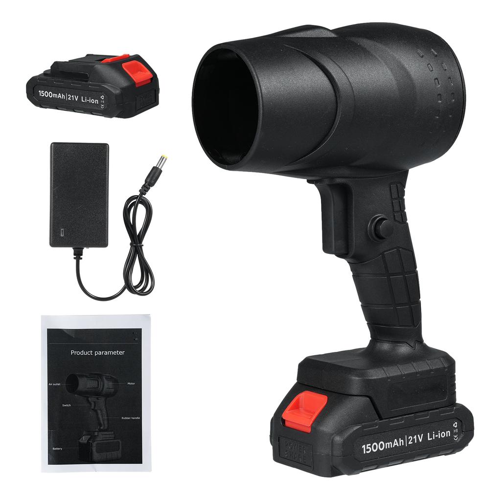 Cordless Dust Blower, 1050W Powerful Air Blower Turbo Jet Fan, Handheld Blower Sawdust Blower 30Ms