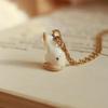 Simple Style Cute Small Animal Series Pendant Fox Stainless Steel Accessories