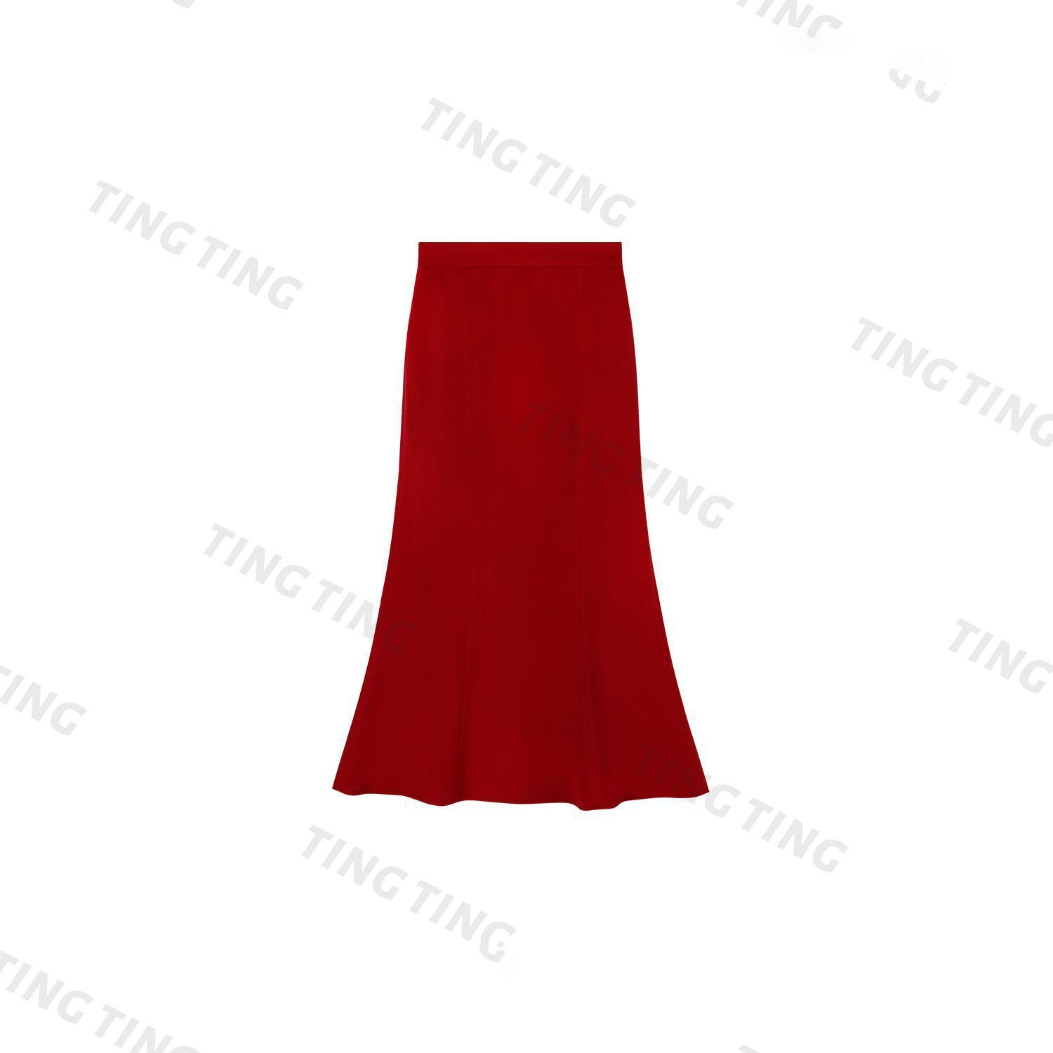 

Limited Edition Chinese New Year Red Slim Fit Jacket & Skirt Set XL (115-125 jin)