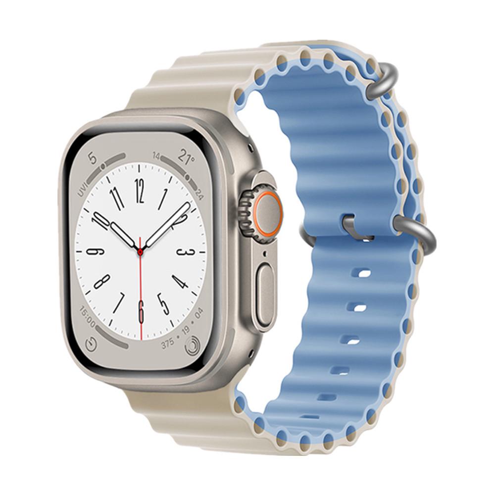 Apple Watch 11 Ultra Silikonarmband mit Doppelschnalle