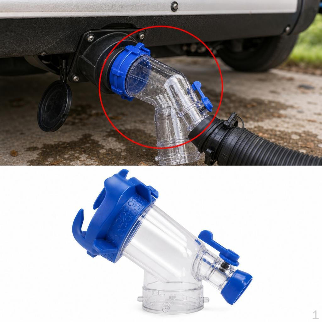 RV Tank Rinser Sewer Adapter Outdoor Waste Water Multifunctional Supplies Lightweight