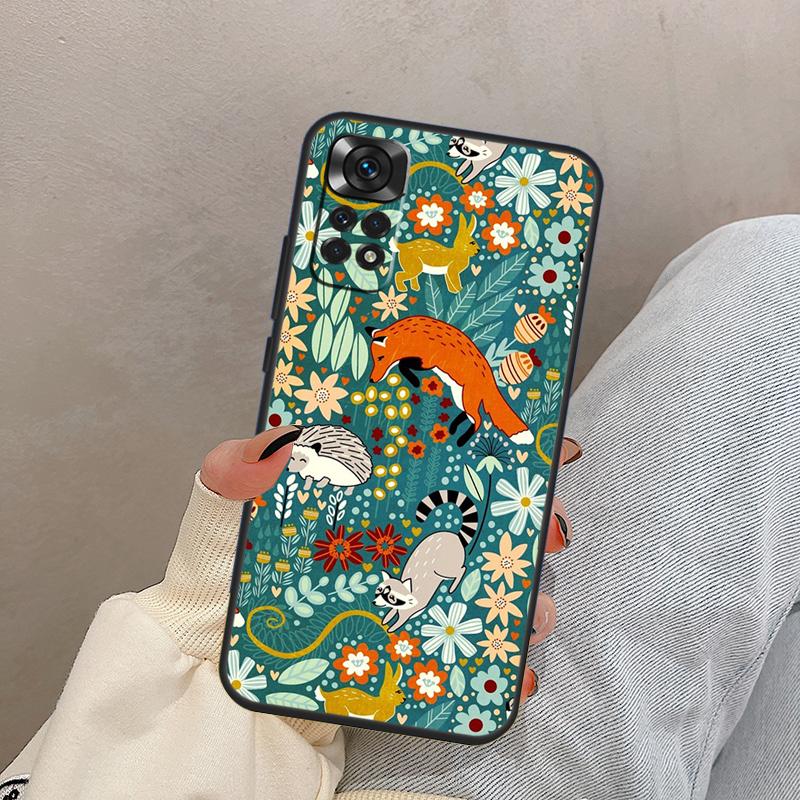 Funny little raccoon For Xiaomi Redmi Note 13 9 10 11 12 14 15 Pro Plus Case Cover For Redmi 14C 10C 12C 13C 15C