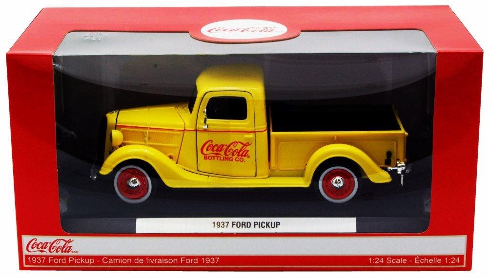 Coca Cola Series Ford Pickup 1937 Yellow Scale 433213 Coca-Cola 1/24
