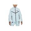 Nike Tech Logo Hooded Jacket Kids Jackets Glacier-Blue Black HQ8911-474