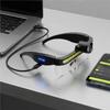 Lightweight Intelligent Sensing Headlight Comfortable Waterproof LED Headlight Glasses Hands-Free Adjustable