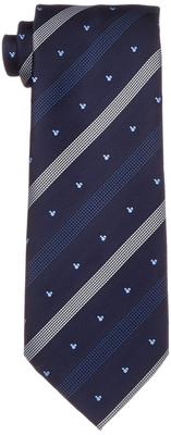 Officially Licensed Mickey Mouse Tie Navy Blue F WAD-51