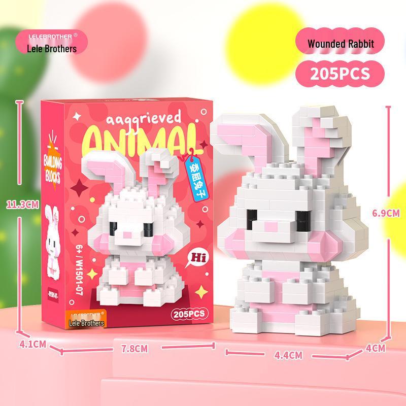 

Совместимые с Lego Микрочастицы Животные Строительные блоки - Образовательная Серия Мультфильмов для Мальчиков