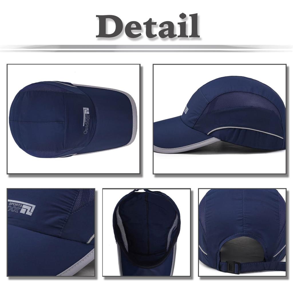 White Fang CZA071 Outdoor Sports Cycling Simple Design Men's (Black), Cap, Hat,