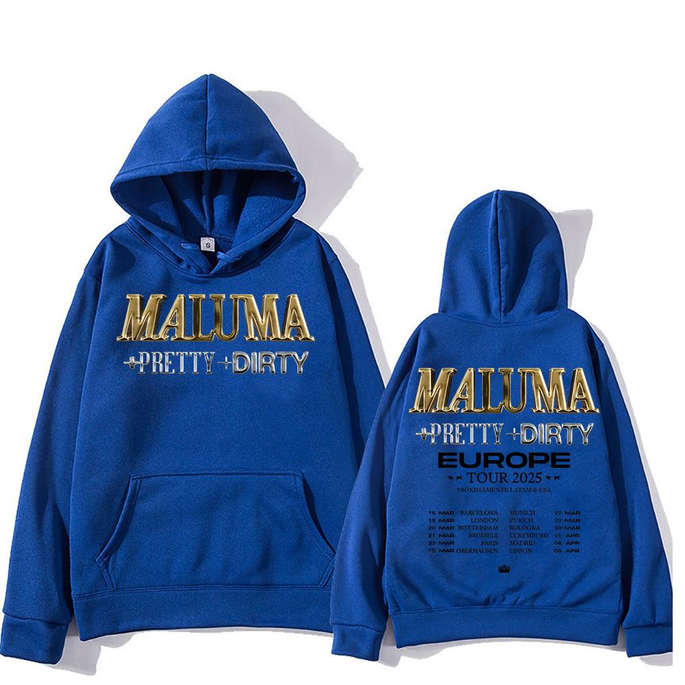 

Maluma Europet Tour Print Hoodies Men s Hip Hop Fashion Clothing Sweatshirts Fashion Unisex Pullovers Casual Streetwear 3XL