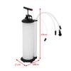 Chiciris Oil Liquid Extractor, Vacuum Liquid Extractor 7L Oil Pump Compact Lightweight Design with 4 Extraction Tubes for Engine Oil Transfer