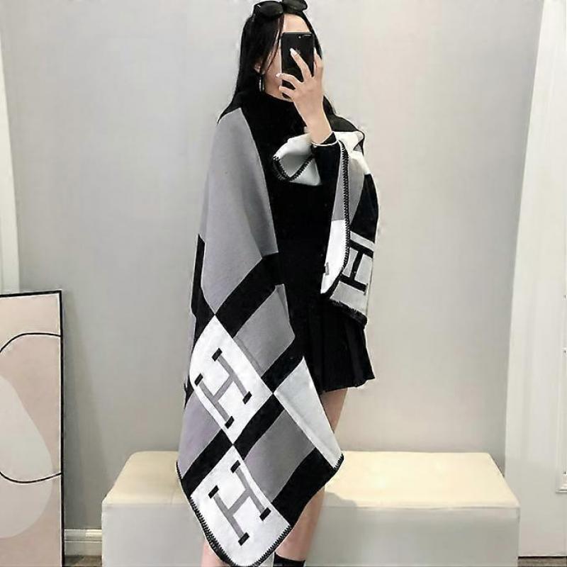 H Shawl Wool Air Conditioning Blanket Cashmere Blanket Warm