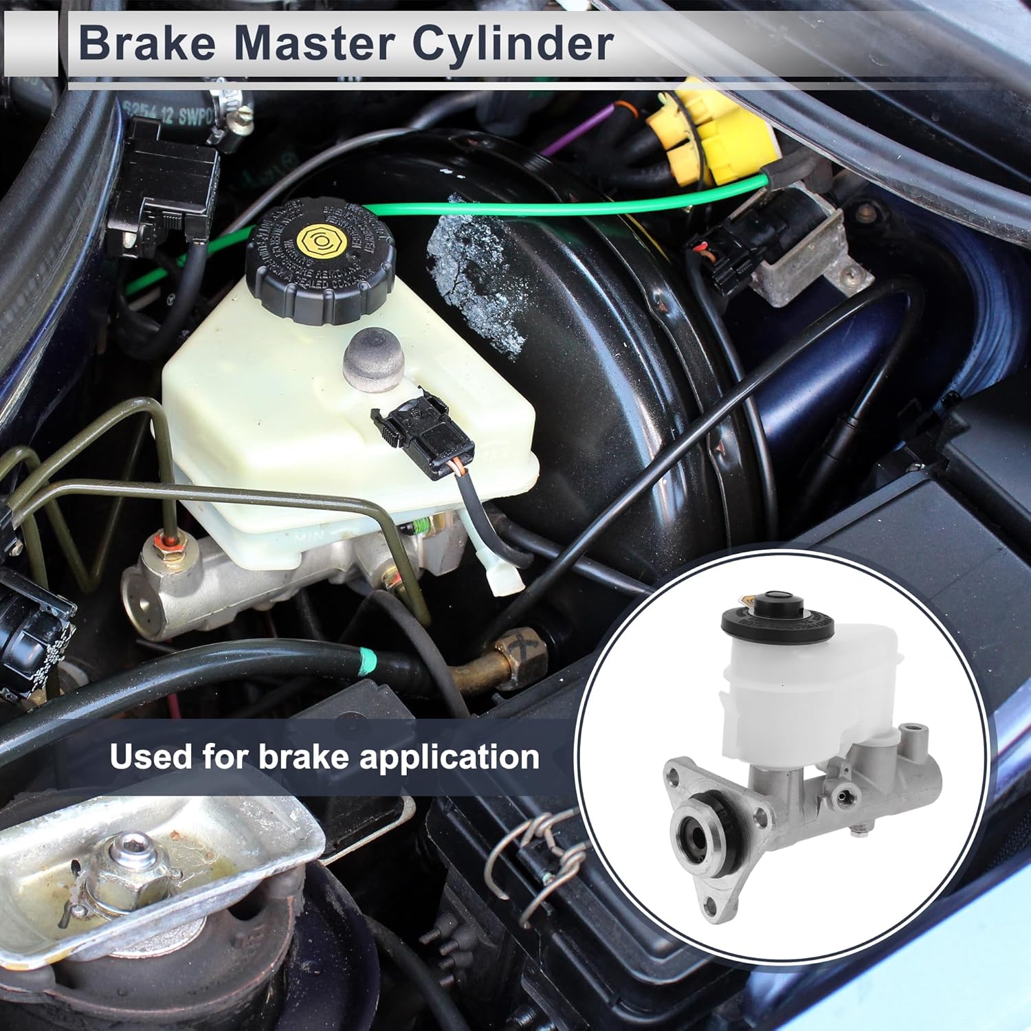 

Brake Master Cylinder for Toyota Corolla 1992-2002 Durable Hydraulic Master Cylinder No.4720112800/M39842 with Reservoir 1 Pcs
