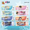 GINTAMA Beach Series Laser Ticket Stub - Gintoki & Okita Anime Peripheral