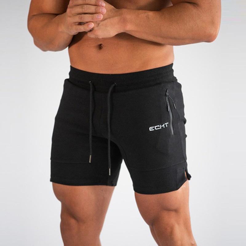 Heren joggingbroek met ritszakken, fitness, sportshorts, heren zomer hardloopbroek, korte broek, heren jogger, mesh workout, strandsport, korte broek
