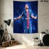 Mbappe Wall Tapestry Aesthetic Wall Hanging Printed Fabric Blanket Decorative Tapestries For Bedroom Living Room Home Decor