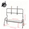 TV Stands Nordic TV Mobile Bracket Living Room Home Modern Simple Floor 32-75 Inch Stainless Steel Hanger with Wheels TV Cabinet