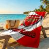 Arsenal Personalized Text Beach Towel High Absorbency & Quick-Dry Ideal for Travel Outdoor Swim Pool Yoga Surf Camping Hiking Gym Gift Holiday